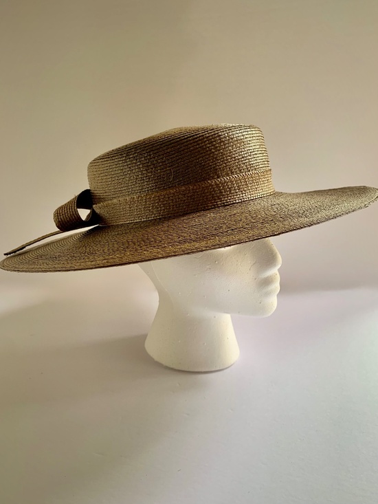 Vintage Kurt Jr Tom Hamm Boater Hat w/ Original Neiman Marcus Box main image 7